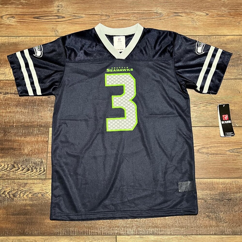NEW Seattle Seahawks Russell Wilson #3 Youth XL Jersey